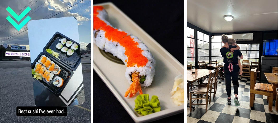 The Sushi Shack Menu