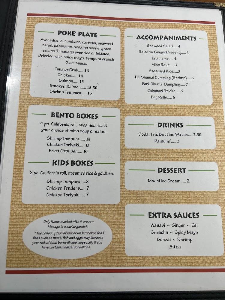 The Sushi Shack Menu image 3