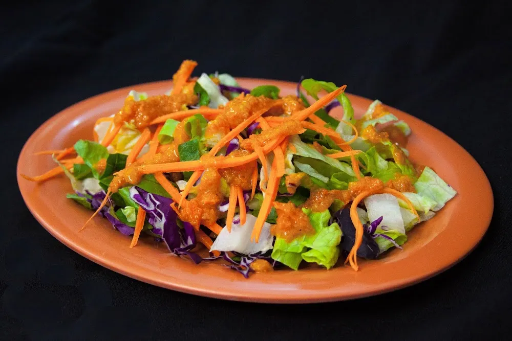 Salad with Ginger Dressing